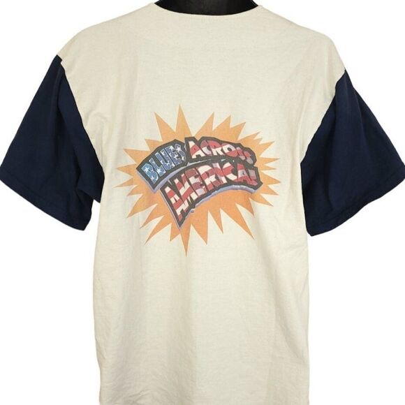 BB King Blues Festival Baseball Jersey Shirt Vintage 90s Cat Made In USA Mens - Picture 1 of 6